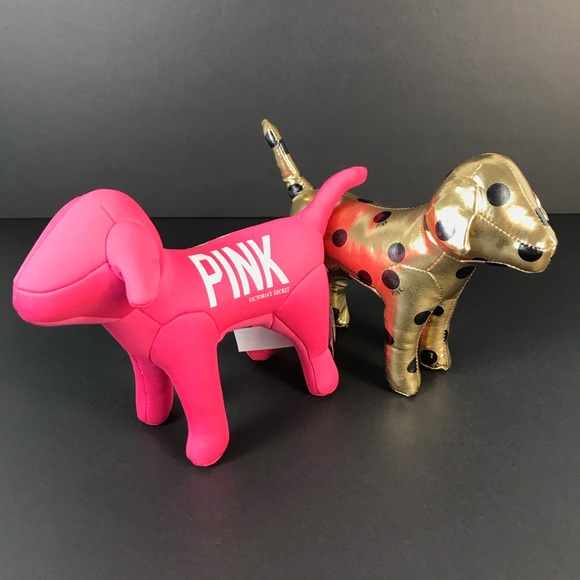 Love PINK dogs plush lot of 2